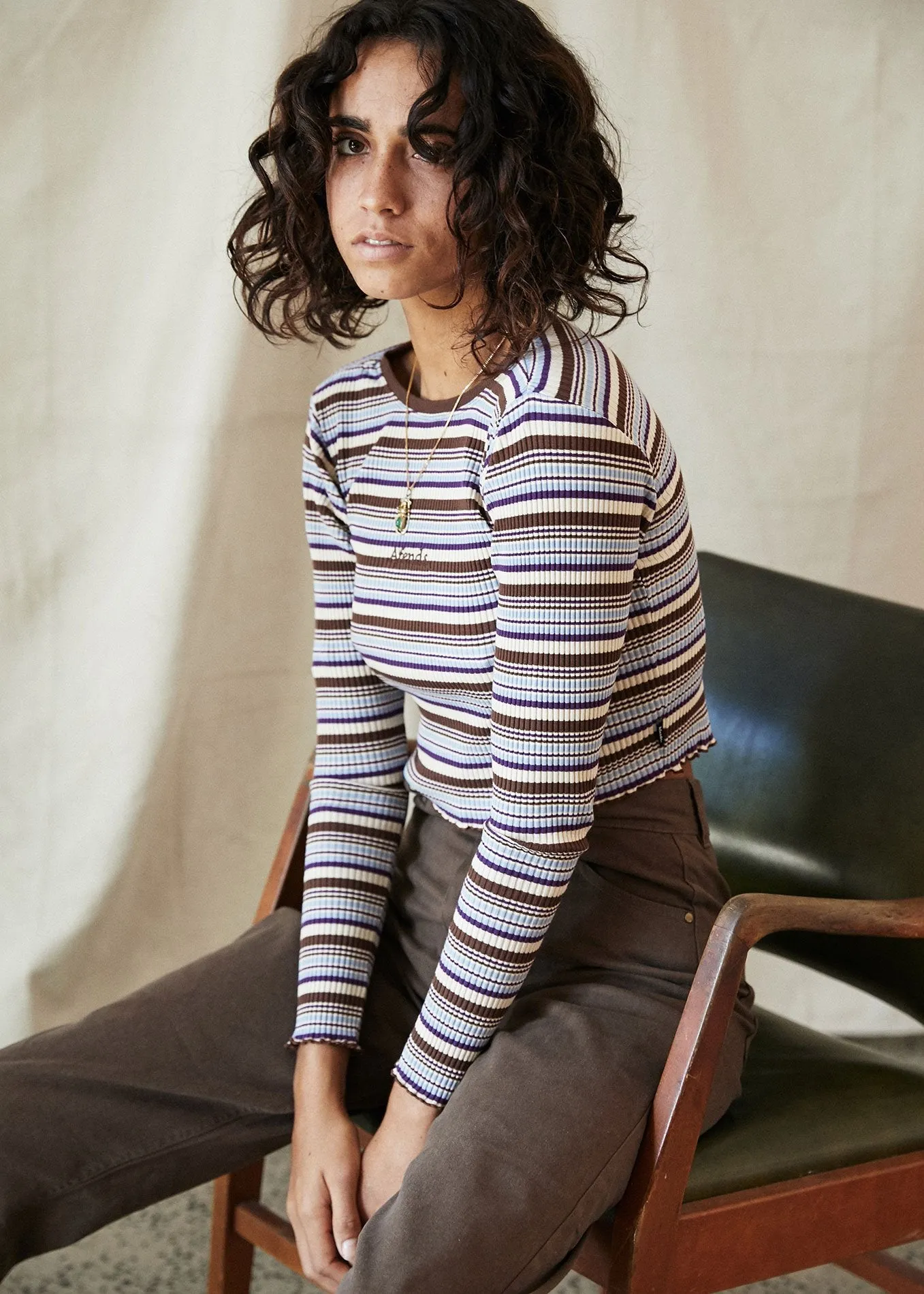Afends Womens Kat - Long Sleeve Top