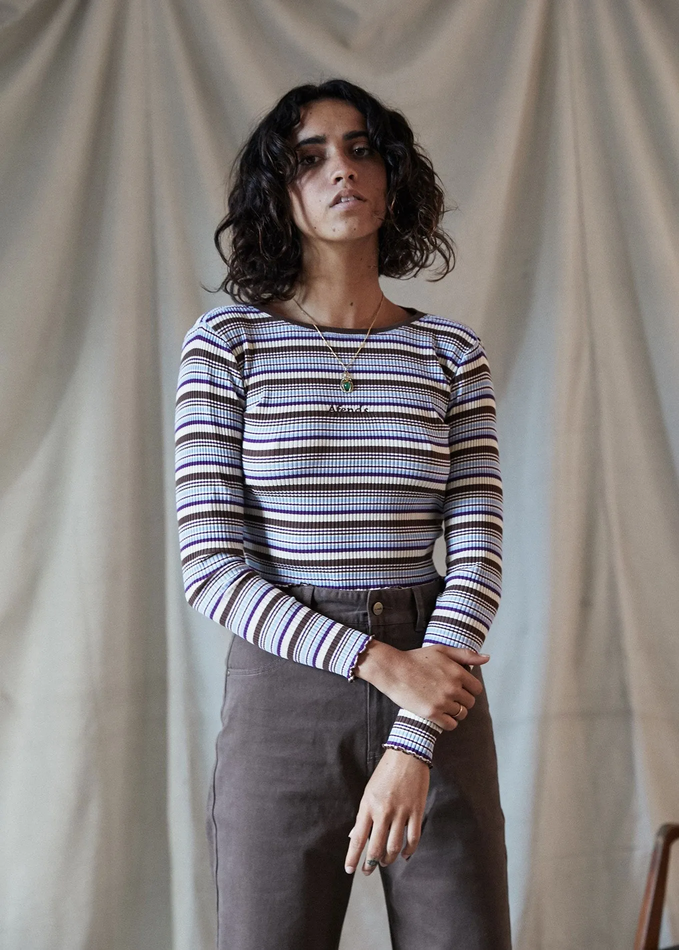 Afends Womens Kat - Long Sleeve Top