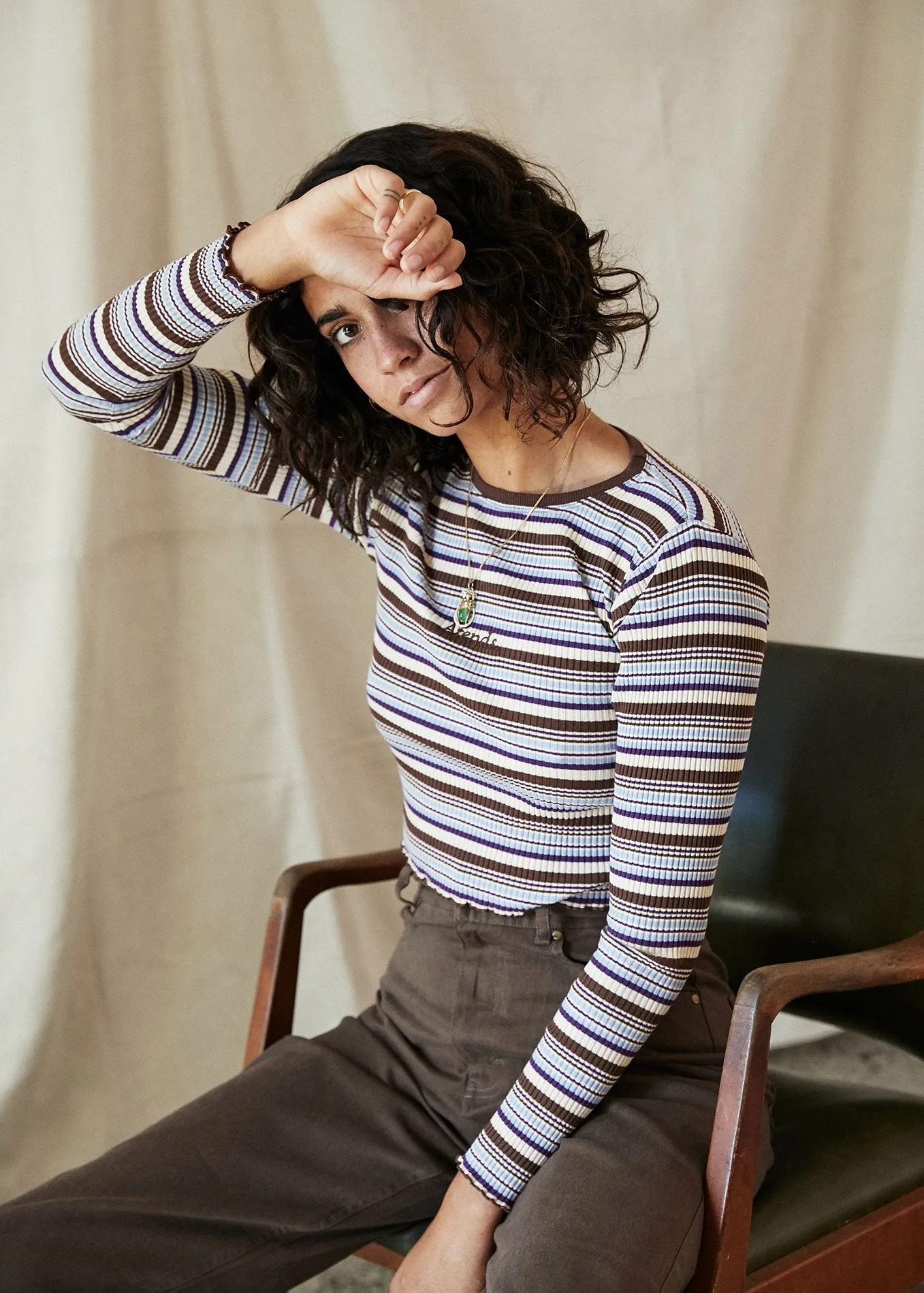 Afends Womens Kat - Long Sleeve Top