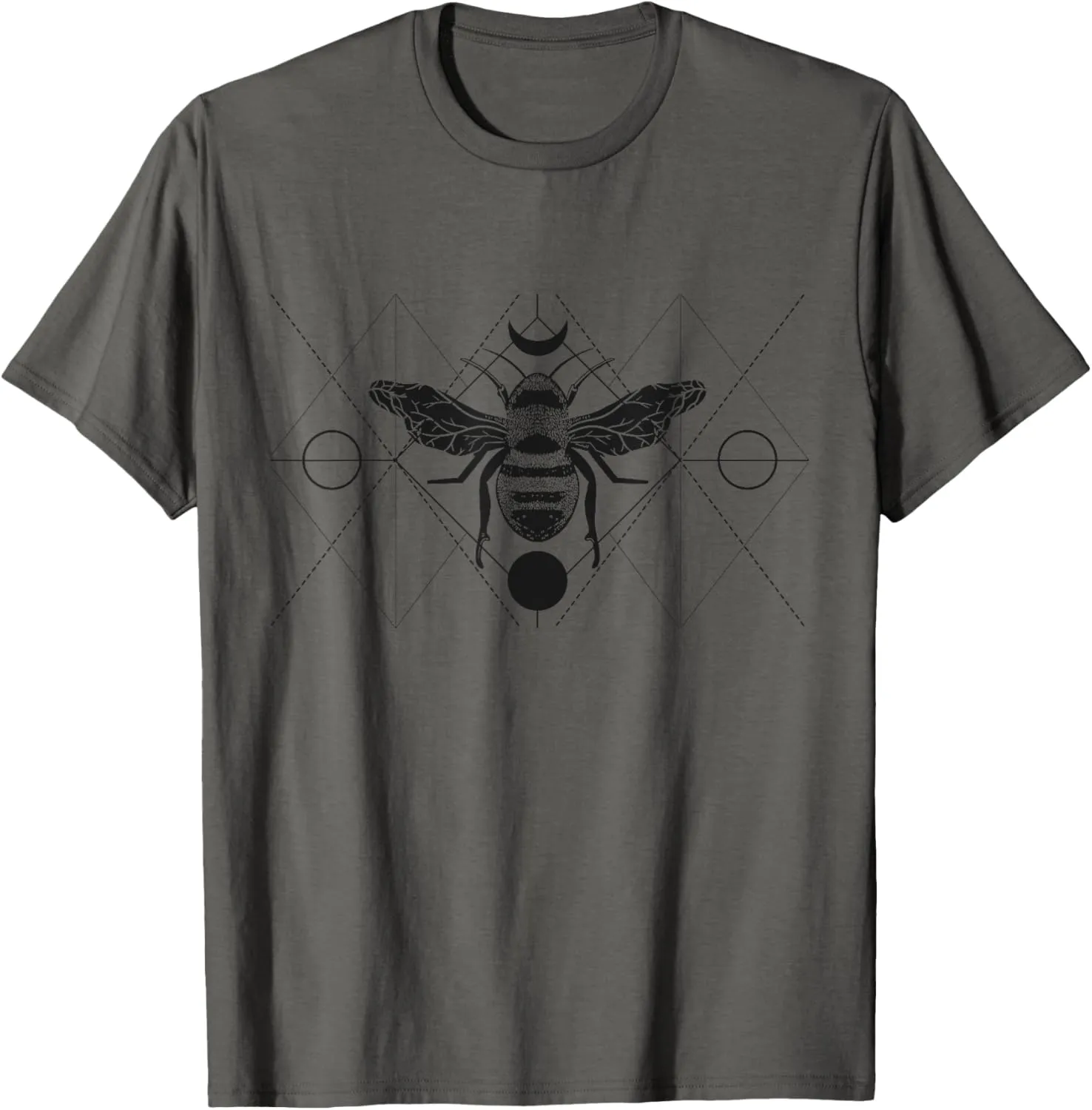 Bee Geometric Art Pattern Insect Tattoo Beekeeper Gift T-Shirt