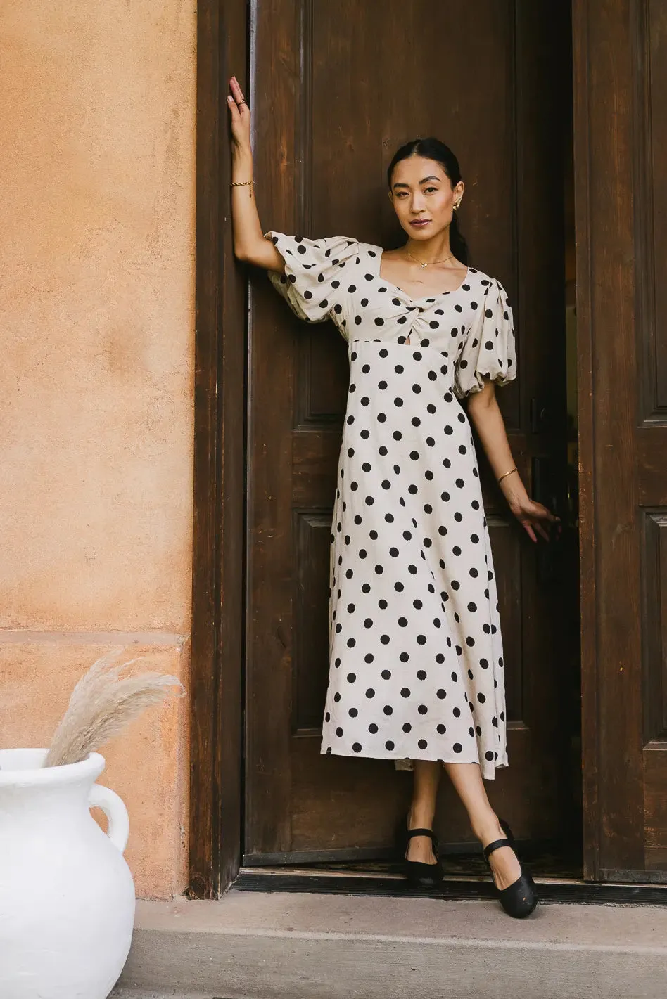 Calliope Twisted Midi Dress - FINAL SALE