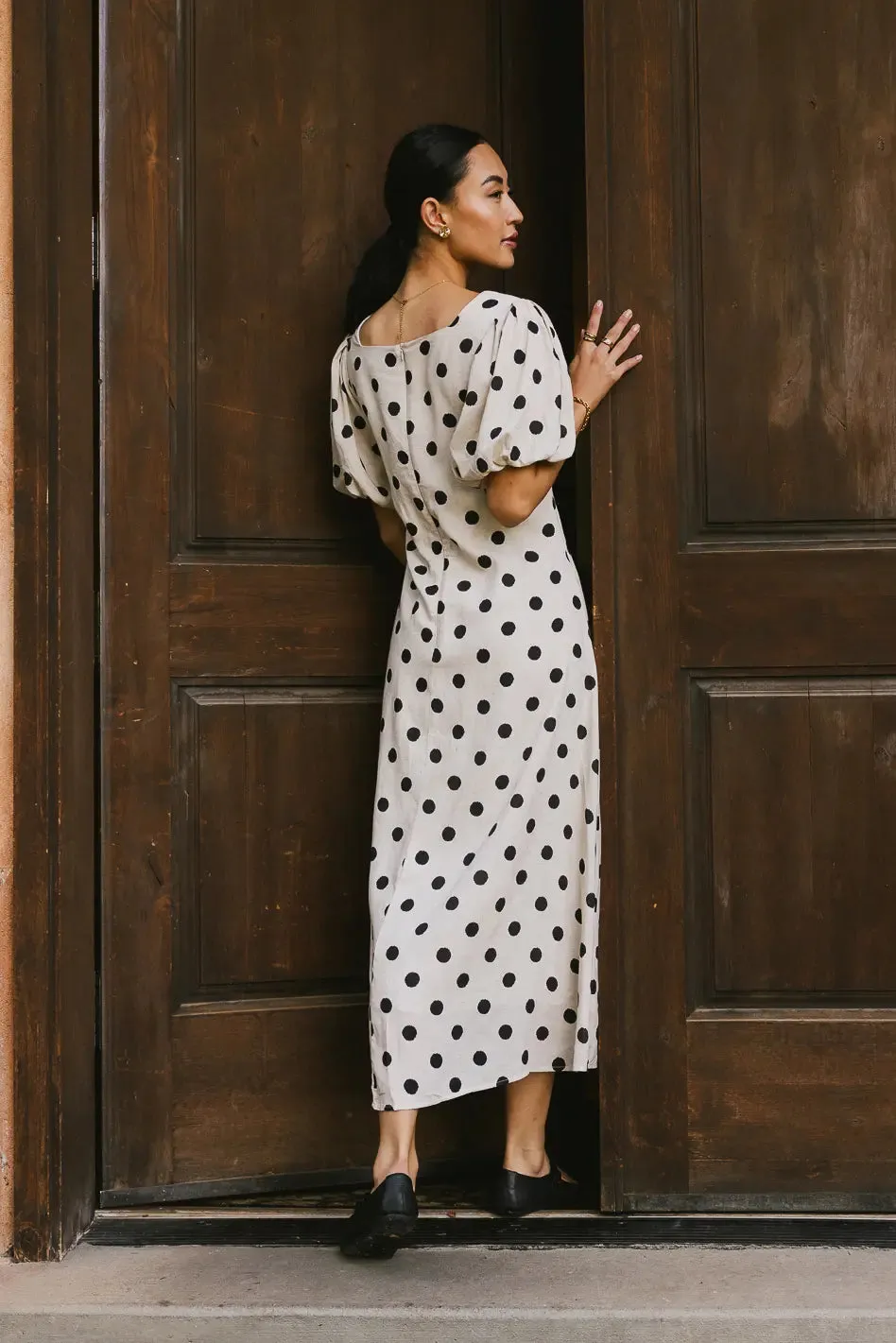 Calliope Twisted Midi Dress - FINAL SALE