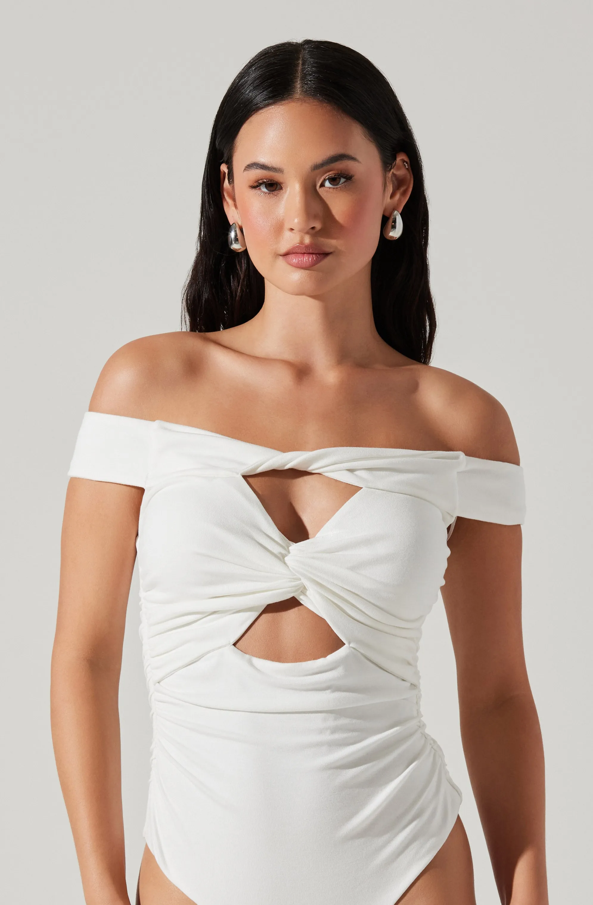 Kaye Front Cutout Bodysuit