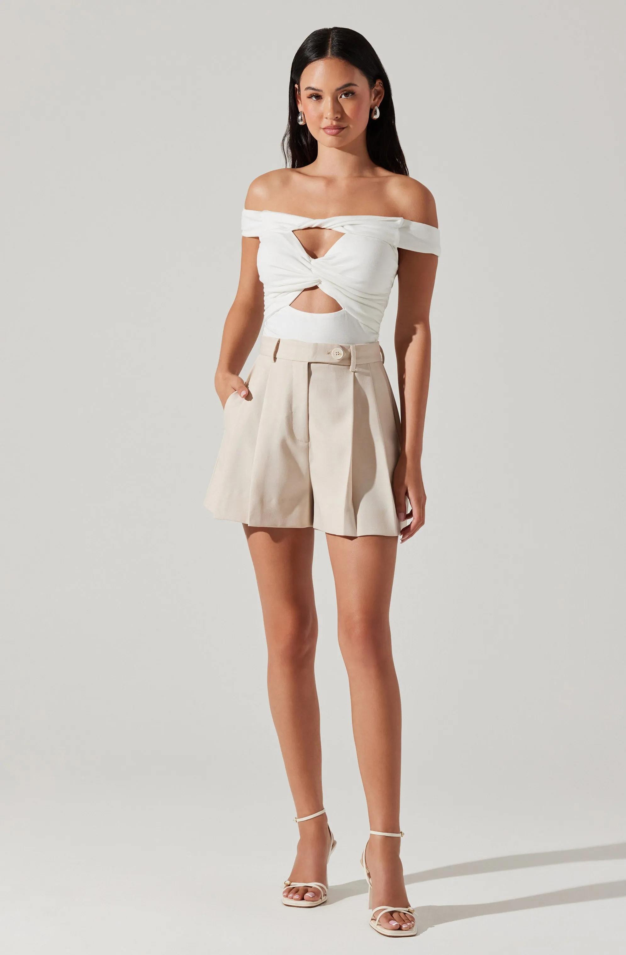 Kaye Front Cutout Bodysuit